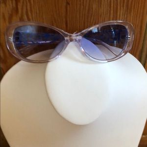 Blue tinted sunglasses